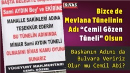 “Tünelin Adı ‘Muhtar Cemil Gözen Tüneli’ Olsun”