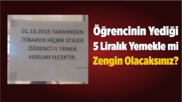 Sivas Numune Hastanesinde Stajyer Öğrencilere Yemek Verilmiyor