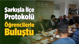 Şarkışla İlçe Protokolü Öğrencilerle Buluştu