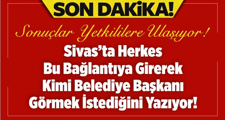 AK Parti’nin Sivas Belediye Başkan Adayı Salı Günü Grup’ta Açıklanıyor