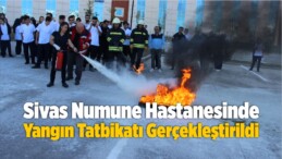 Numune Hastanesinde Yangın Tatbikatı Gerçekleştirildi