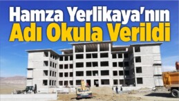 Asrın Güreşçisi Hamza Yerlikaya’nın Adı Okula Verildi