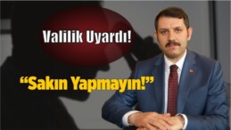 Telefonla Bunu Asla Yapmayın! Valilik Uyardı!