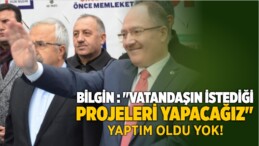 Vatandaşın İstediği Projeleri Yapacağız