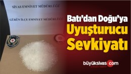 Batı’dan Doğu’ya Uyuşturucu Sevkiyatı