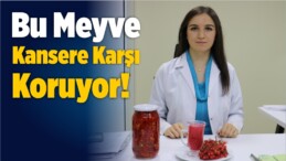 Bu Meyve Kansere Karşı Koruyor!