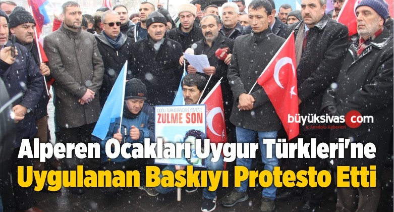 Alperen Ocakları Uygur Türkleri’ne Uygulanan Baskıyı Protesto Etti