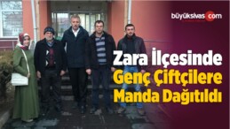 Zara’da Genç Çiftçilere Manda Dağıtıldı