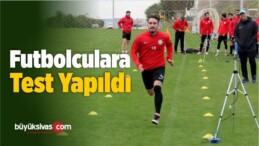 Futbolculara Sürat, Çabukluk ve Dayanıklılık Testi Yapıldı