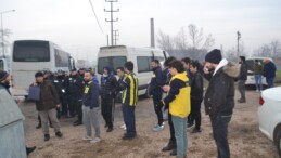 Fenerbahçe taraftarı Bursa girişinde didik didik arandı