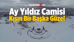 Ay Yıldız Camisi Kışın Bir Başka Güzel