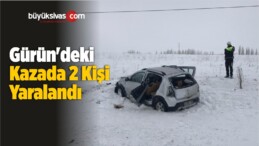 Gürün’deki Trafik Kazasında 2 Kişi Yaralandı