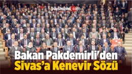 Bakan Pakdemirli’den Kenevir Sözü