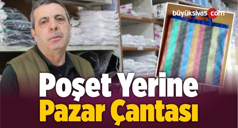 Poşet Yerine Pazar Çantası