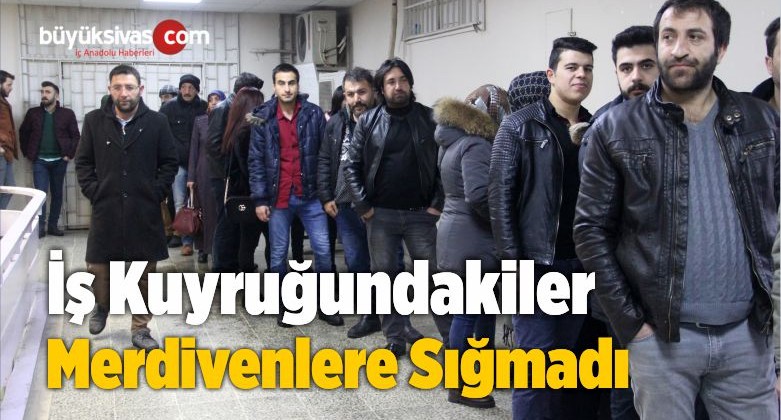 Adaylar İŞKUR İl Müdürlüğü Önünde Uzun Kuyruklar Oluşturdu