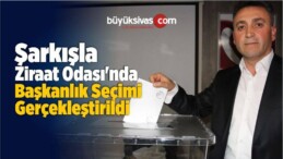 Şarkışla Ziraat Odası’nda Başkanlık Seçimi Gerçekleştirildi