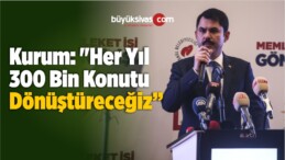 “Her Yıl 300 Bin Konutu Dönüştüreceğiz”