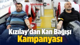 Kızılay’dan Kan Bağışı Kampanyası