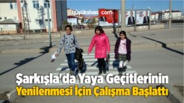 Şarkışla’da Yaya Geçitlerinin Yenilenmesi İçin Çalışma Başlattı