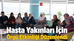 Hasta Yakınları İçin Örgü Etkinliği Düzenlendi