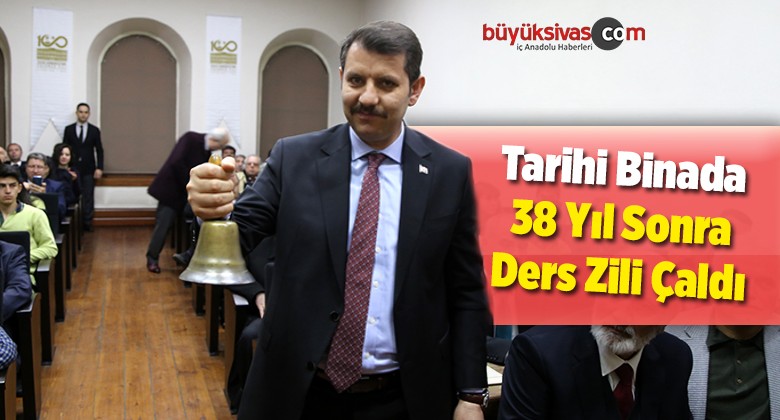 Tarihi Binada 38 Yıl Sonra Ders Zili Çaldı