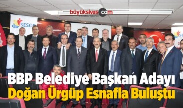 Doğan Ürgüp Esnaf Teşkilatı ile Bir Araya Gelerek Projelerini Anlattı