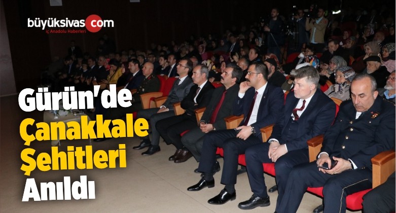 Gürün’de Çanakkale Şehitleri Anıldı