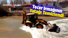 Tecer Irmağının Yatağı Temizlendi