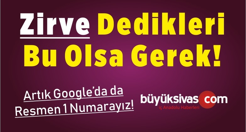 Sivas Haber Aramasında Zirveye Oturduk! Artık 1 Numarayız!