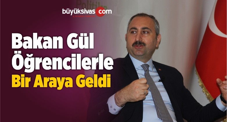 Bakan Abdulhamit Gül Öğrencilerle Bir Araya Geldi