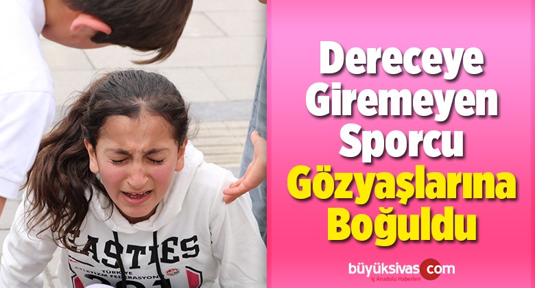 Dereceye Giremeyen Sporcu Gözyaşlarına Boğuldu