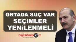 Süleyman Soylu: İstanbul’da Seçimler Yenilenmeli