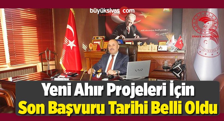 Yeni Ahır Projeleri İçin Son Başvuru Tarihi Belli Oldu