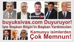 Belediye Başkanı Hilmi Bilgin ve Yardımcıları! buyuksivas.com Açıklıyor!