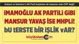 Ankara ve istanbul’u AK Parti Kaybetse de Kazanan Asla CHP Değil!