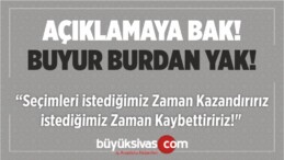 “istediğimiz Zaman Kazandırırız istediğimiz Zaman Kaybettiririz!”