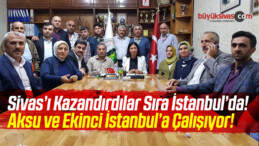 AK Parti Sivas Teşkilatından istanbul’a Çıkarma! Çalışıyorlar!