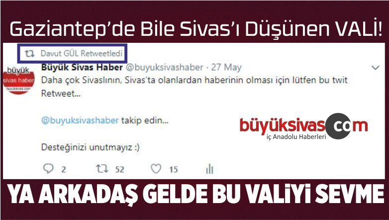davut gül retweet