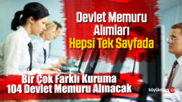 Hangi Kurumu Hangisi Alınacak? Devlet Memuru Alımı Sayfası