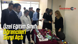 Özel Eğitim Sınıfı Öğrencileri Sergi Açtı