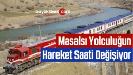 Masalsı Yolculuğun Hareket Saati Değişiyor