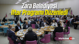 Zara Belediyesi İftar Programı Düzenledi