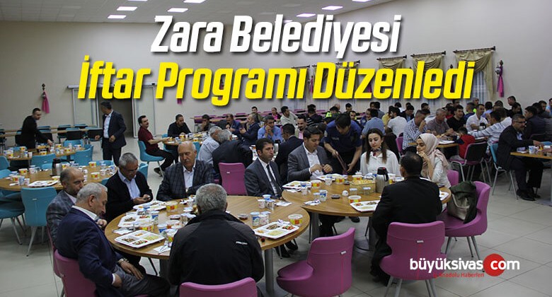 Zara Belediyesi İftar Programı Düzenledi