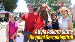 Sivaslı Genç Atıyla Askere Gitme Hayalini Gerçekleştirdi