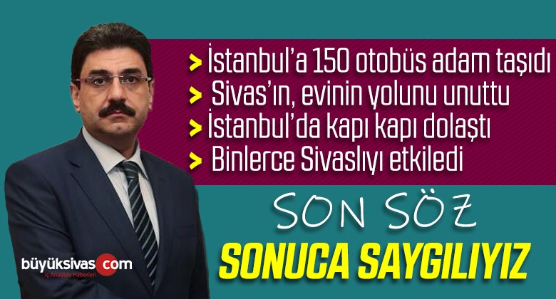 Sivas’ta Parti İl Başkanları İstanbul Seçimlerini Değerlendirdi