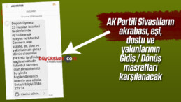 AK Parti Sivas il Başkanlığı istanbul Seçimleri için Üyelere Toplu SMS