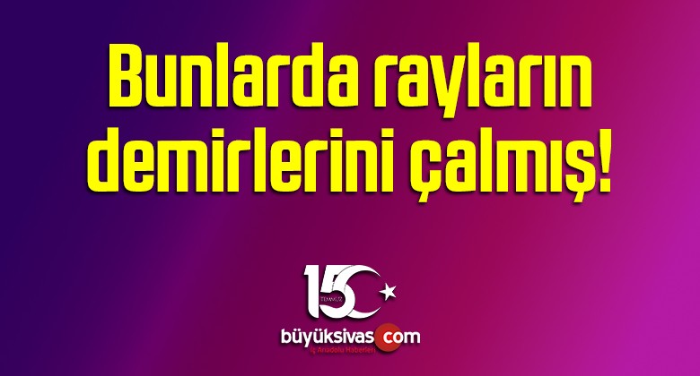 Tren Rayı Parçalarını Çalan 2 Kişi Yakalandı