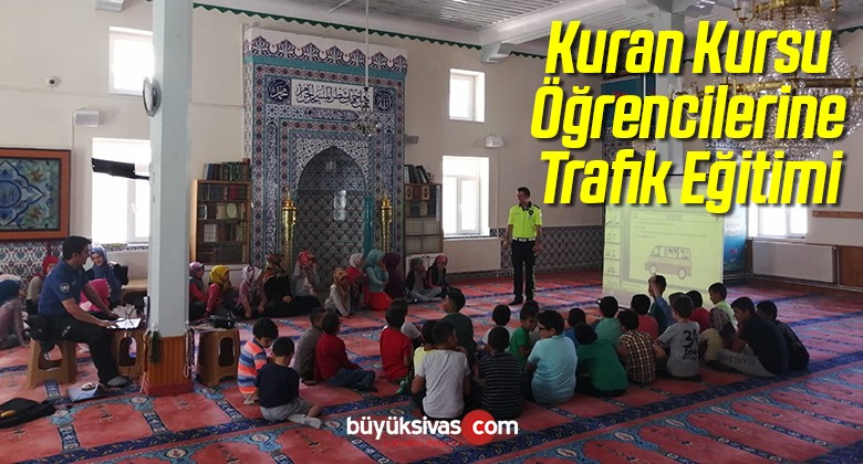 Kuran Kursu Öğrencilerine Trafik Eğitimi