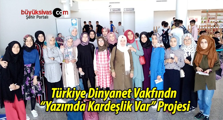 TDV’den “Yazımda Kardeşlik Var” Projesi