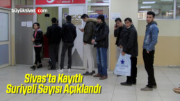 Sivas’ta Kayıtlı Göçmen Sayısı Açıklandı